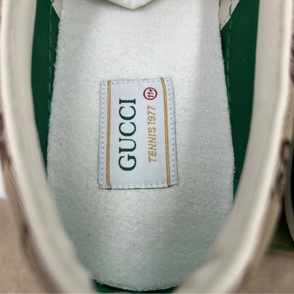 Men’s Gucci supreme GG canvas slip on sneakers size 11.5 made in Italy